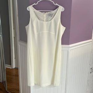 White Tahari cocktail dress